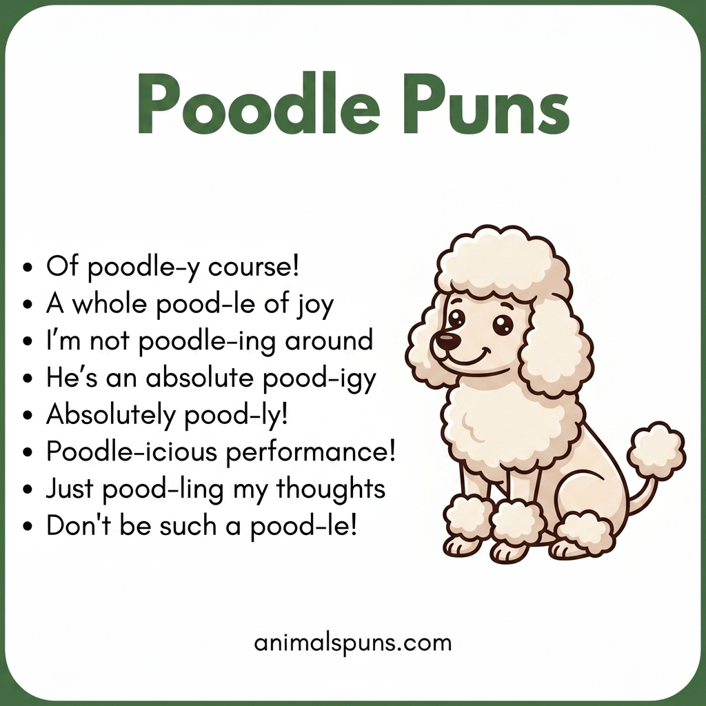 Poodle Puns