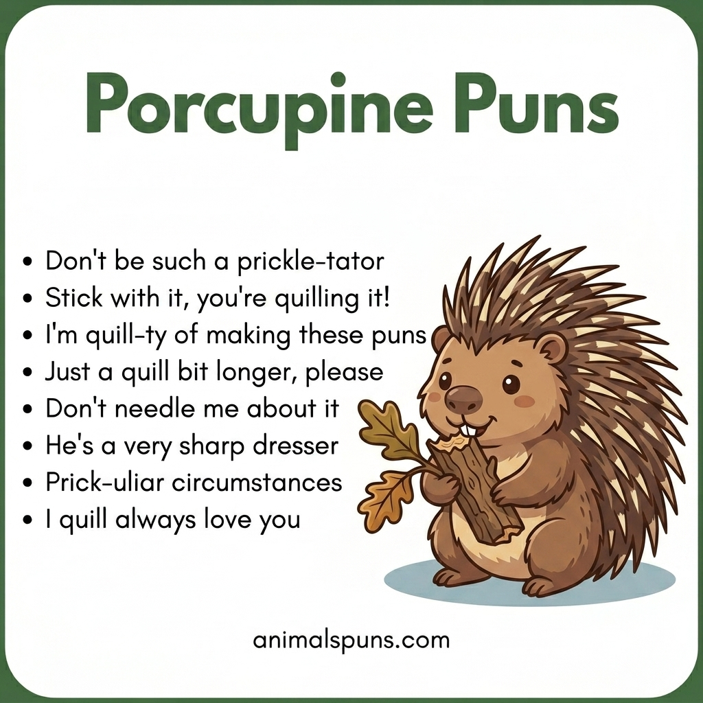Porcupine Puns