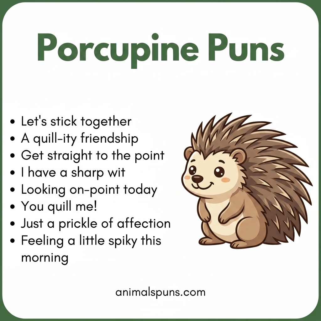 Porcupine Puns