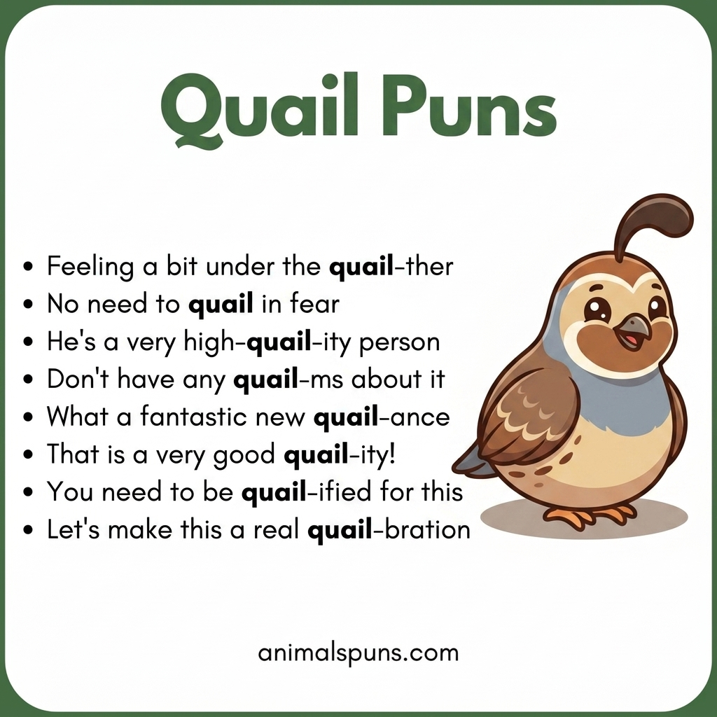 Quail Puns