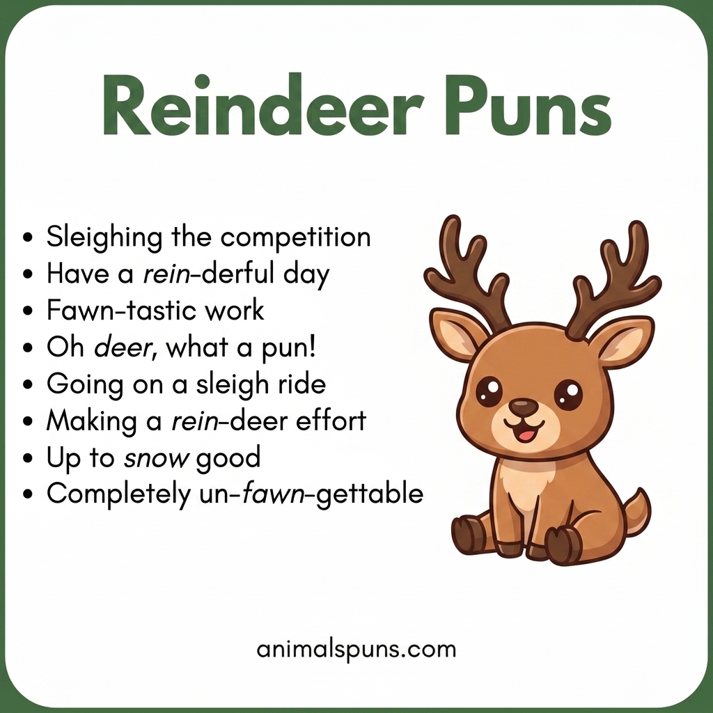 Reindeer Puns