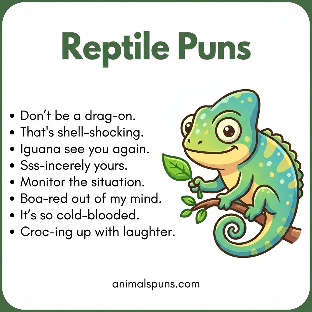 Reptile Puns