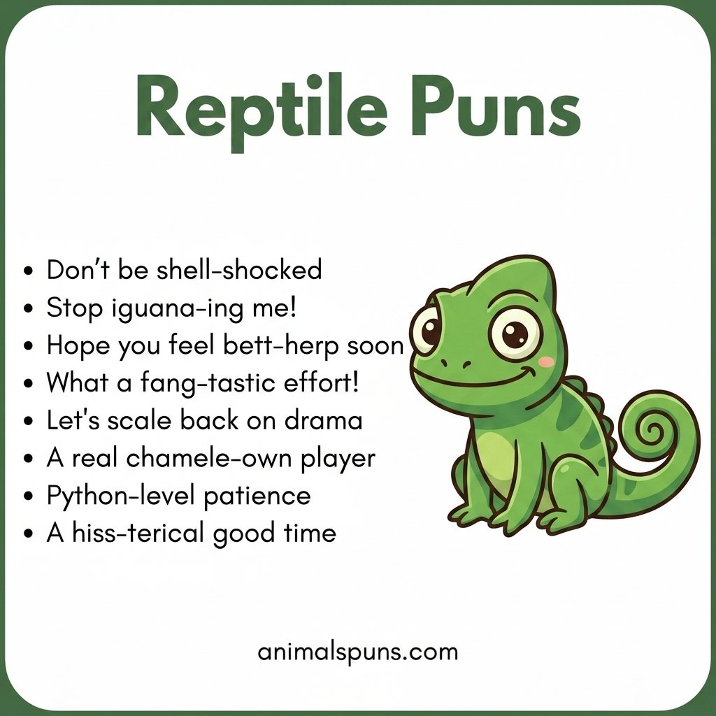 Reptile Puns