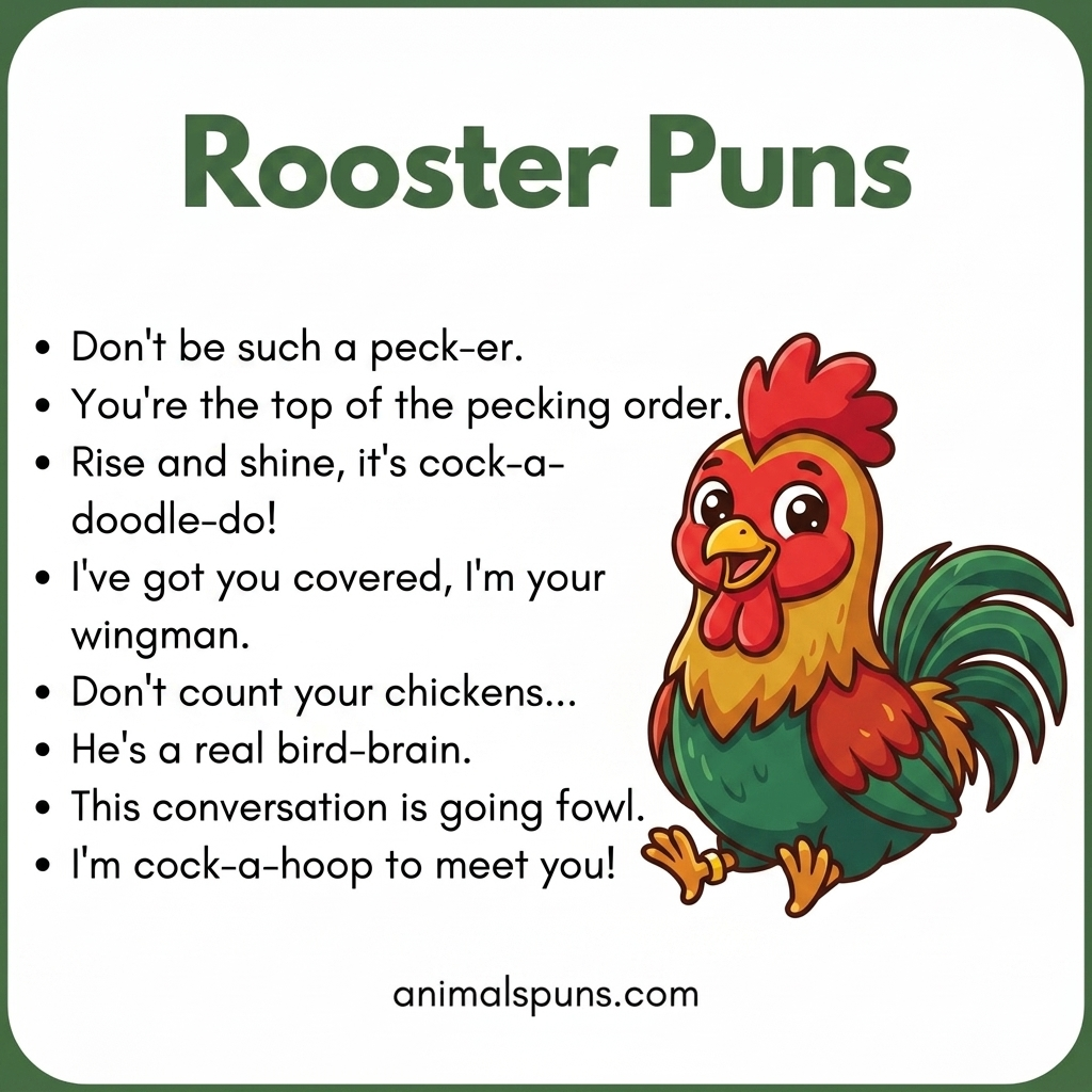 Rooster Puns