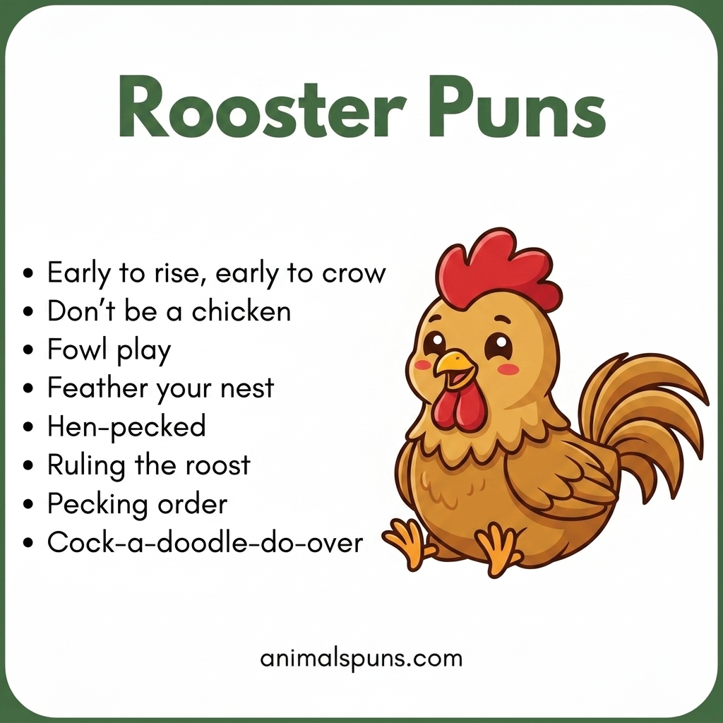 Rooster Puns
