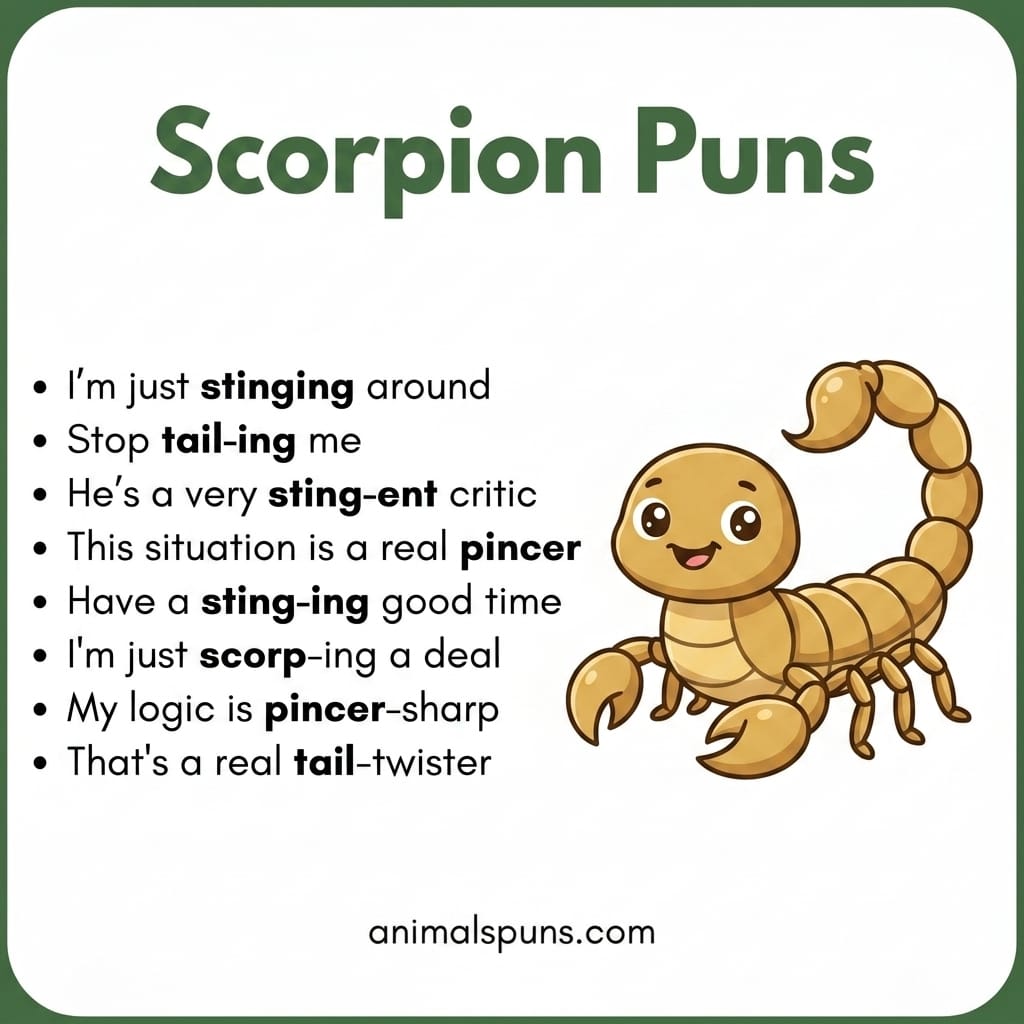 Scorpion Puns