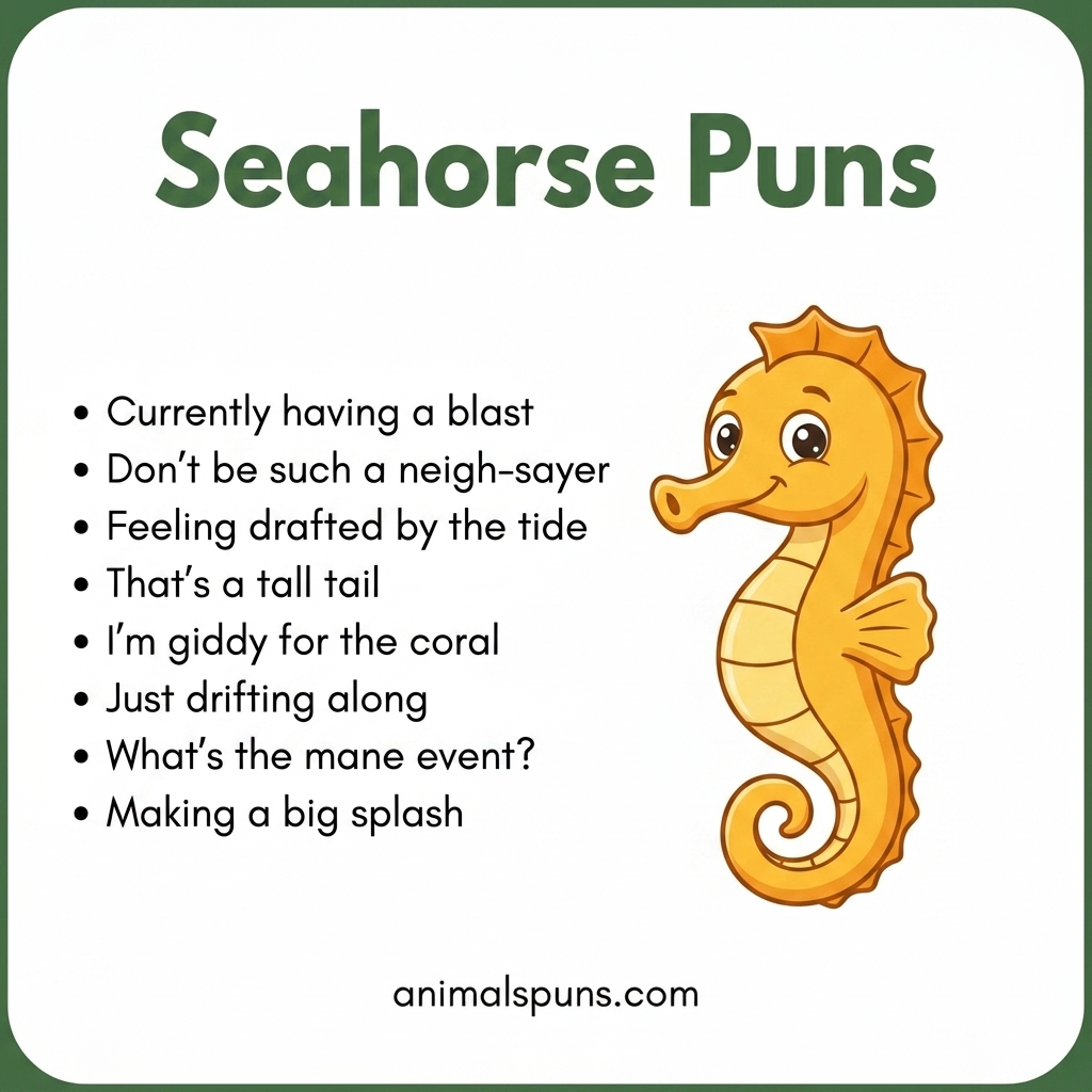 Seahorse Puns