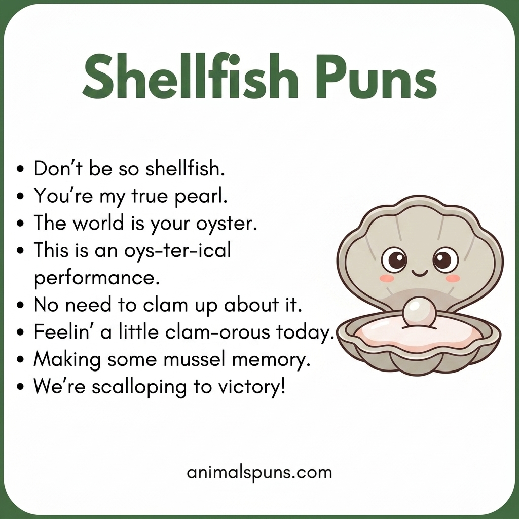 Shellfish Puns