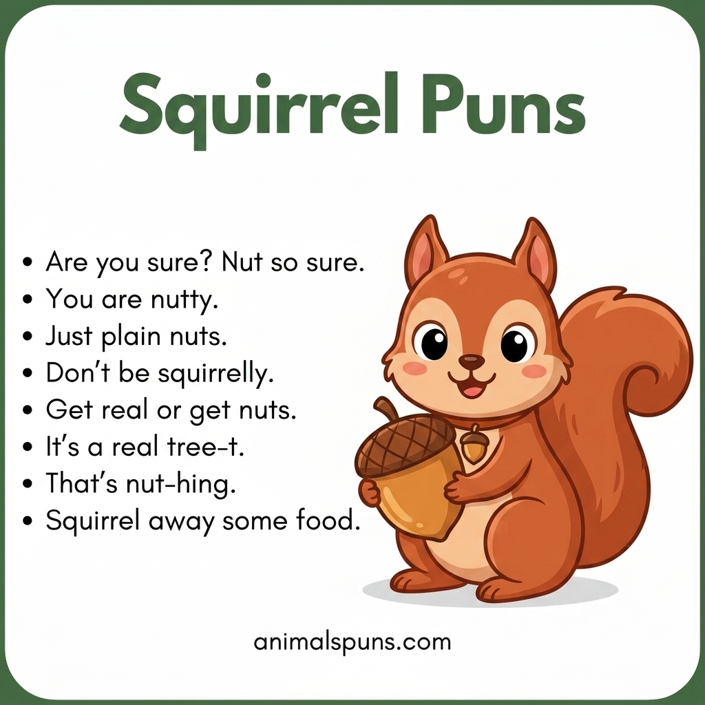 Squirrel Puns