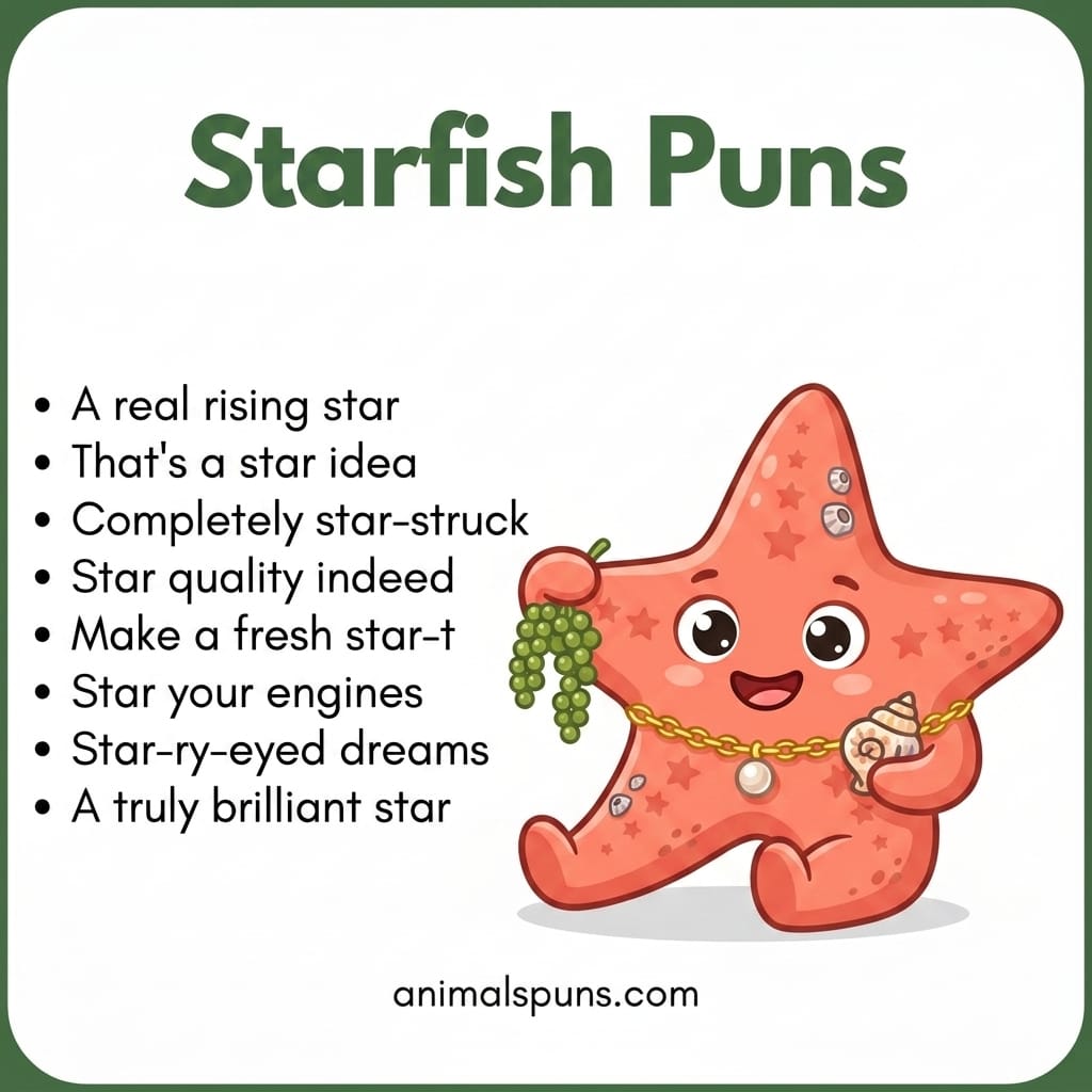  Starfish Puns 