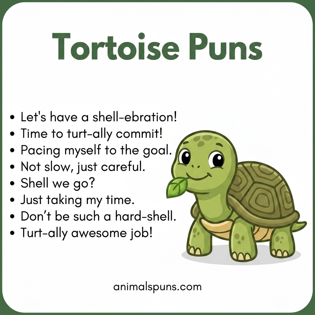 Tortoise Puns