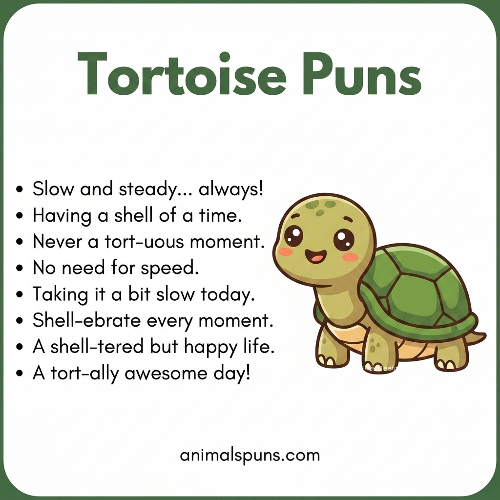 Tortoise Puns