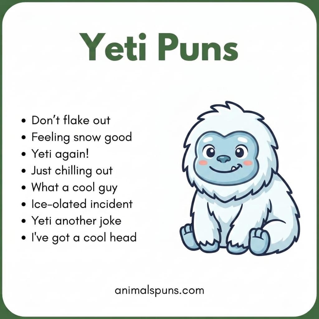 Yeti Puns