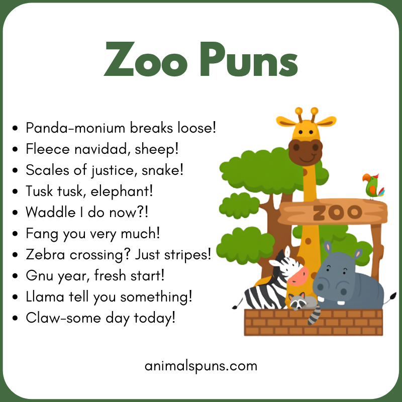 Zoo Puns